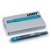Lamy Turquoise T10 Fountain Pen Ink Refills 4 Pack Turquoise