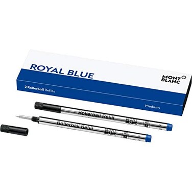 Montblanc 2 Rollerball Refills Royal Blue M medium