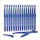 Lelix Felt Tip Pens 15 Blue Pack 07mm Medium Point Felt Tip Markers Pens for Journaling Writing Note Taking Planner Perfect for School Office and Art Supplies
