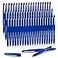 Lelix Felt Tip Pens 60 Blue Pens 07mm Medium Point Felt Tip Markers Pens for Journaling Writing Note Taking Planner Perfect for Art Office and School Supplies