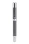 Yookers Metis Refillable Fibre Pen in Satin Chrome Black Grid 10mm Tip
