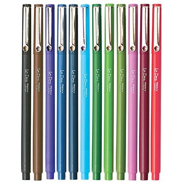 Marvy Uchida Marvy 4300S12pk Le Pen 12 Color Set Dozen Micro Fine Point