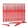 Lelix Felt Tip Pens 15 Red Pack 07mm Medium Point Felt Tip Markers Pens for Journaling Writing Note Taking Planner Perfect for School Office and Art Supplies