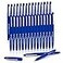 Lelix Felt Tip Pens 30 Blue Pack 07mm Medium Point Felt Tip Markers Pens for Journaling Writing Note Taking Planner Perfect for School Office and Art Supplies