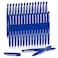 Lelix Felt Tip Pens 30 Blue Pack 07mm Medium Point Felt Tip Markers Pens for Journaling Writing Note Taking Planner Perfect for School Office and Art Supplies