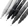 Uni Pin Fineliner Drawing Pen Sketching Set Gray Tones 0105mm Set of 6