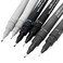 Uni Pin Fineliner Drawing Pen Sketching Set Gray Tones 0105mm Set of 6