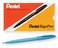 Pentel Arts Sign Pen FiberTipped Pen Sky Blue Ink Box of 12 S520S