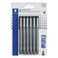 STAEDTLER Pigment Liner Fineliner Pens Black 6 Pack Assorted Tip Sizes 005mm 08mm Waterproof Drawing Writing Pens for Note Taking Journaling Sketching Manga Back to School Supplies