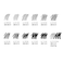 STAEDTLER Pigment Liner Fineliner Pens Black 6 Pack Assorted Tip Sizes 005mm 08mm Waterproof Drawing Writing Pens for Note Taking Journaling Sketching Manga Back to School Supplies