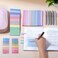 KOUDGY 49Pcs Book Annotation Kit Aesthetic School Supplies with Cute Pen Case Highlighters Gel Pens and Marker Sheets Transparent Index Tabs Sticky Notes Bible Study Supplies Pink