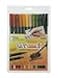 Marvy Uchida Uchida 112212F Le Plume II DoubleEnded Markers with Brush and Fine Tips Garden Set of 12
