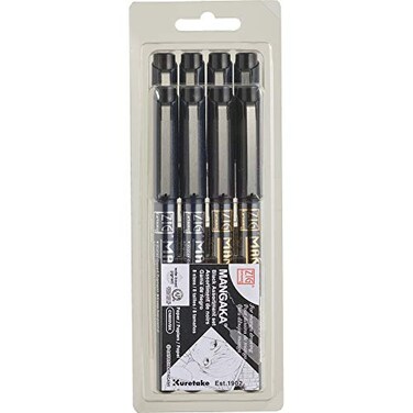 ZIG Cartoonist Mangaka Assortment Set 8Pkg