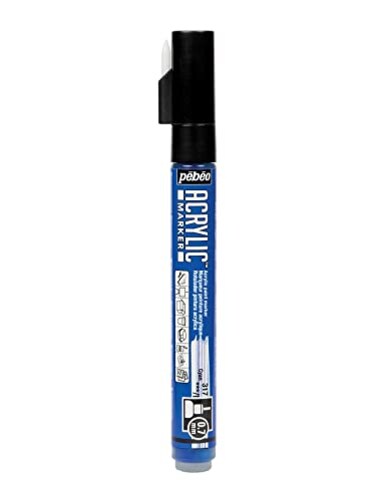 Pebeo Acrylic decoMarker 07mm Extra Fine Tip Cyan 07 mm