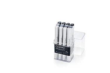 Copic Sketch Alcohol Markers 12pc set Cool Gray New Ver