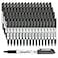 cloudriver Dry Erase Markers 128 Pack Black Whiteboard Markers Fine Tip Low Odor Bulk Dry Erase Marker For Office home and School Supplies