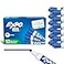 EXPO Dry Erase Markers Low Odor Ink Blue Bullet Tip 12 Count Whiteboard Calendar Organization Essential Supplies for Office School Classroom Teachers