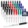 Quartet Dry Erase Markers Fine Tip White Board Dry Erase Markers with DryGuard Ink Protection Office Essentials Black Red Blue Green 36 Pack Q120Z03R