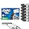 EXPO Dry Erase Markers Low Odor Ink Black Chisel Tip 12 Count Whiteboard Calendar Organization Essential Supplies for Office School Classroom Teachers