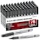 VEESA Dry Erase Markers Fine Tip LowOdor Black Whiteboard Markers Erases Easily 75 Count Office Use Back to School Supplies