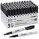 LAZGOL Dry Erase Markers Bulk 96 Pack Black Dry Erase Markers Chisel Tip Low Odor Whiteboard Markers for School Office Supplies Perfect for Writing on White Board MirrorCalender