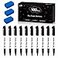 Lineon 100 Bulk Pack Black Whiteboard Markers with 3 Erasers Fine Point Dry Erase Markers Perfect For Writing on DryErase Boards Glass for School Office Home