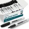 WOSWEL Dry Erase Markers Bulk 72 Pack Black Fine Tip Whiteboard Markers