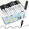 WOSWEL Dry Erase Markers Bulk 76 Pack Black Fine Tip Whiteboard Markers Fine Point Low Odor Dry Erase Markers for School Office Home NonToxic Easy Clean