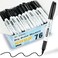 WOSWEL Dry Erase Markers Bulk 76 Pack Black Fine Tip Whiteboard Markers Fine Point Low Odor Dry Erase Markers for School Office Home NonToxic Easy Clean