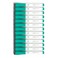 U Brands Fine Tip Dry Erase Markers with Eraser Whiteboard Markers Low Odor Green Set of 12