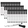 Comix Magnetic Dry Erase Markers Fine Tip Black Whiteboard Markers with Eraser Cap Low Odor Black Markers for Kids Teachers