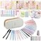 XKDOUS 58 Pcs Bible Study Supplies Journaling Kit for Women Bible Study Kit Includes Highlighters Pens Tabs Stickers More for Journaling Great for NoteTaking Enhancing Scripture Study