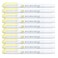 Mildliner ZEBRA MILDLINER Highlighter pen markers Mild Yellow WKT7MY x10