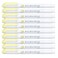 Mildliner ZEBRA MILDLINER Highlighter pen markers Mild Yellow WKT7MY x10