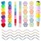 CNYMANY 7 packs 38 pcs Mini Highlighter Pens Pastel Colourful Highlighters Cute Stackable Kawaii Marker Pens for Writing Drawing Office School Supplies Stationery
