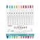 Zebra Pen Zebra Clickart WaterBased Pen Bright Light 12 Colors Set Wyss2212Clt