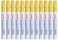 Uni-Ball UniBall 489371 Paint Marker Bullet Tip Medium Point Px20 Line Width 2228mm Yellow Ref 9001926 Pack 12