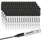 cloudriver Permanent Markers 148 Pack Black Permanent Markers Set Fine Point Bulk Permant Markers Work on Wood Plastic Metal Stone Glass