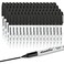 cloudriver Permanent Markers 148 Pack Black Permanent Markers Set Fine Point Bulk Permant Markers Work on Wood Plastic Metal Stone Glass