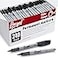 LAZGOL Permanent Markers Bulk 240 Pack Fine Tip Black Permanent Markers Waterproof Markers Premium Smear Proof Pens Quick Drying Office Supplies for School Office Home