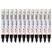 Uni-Ball Uniball PX20N Paint Marker Oil Paint Marker Medium Bullet Tip Pigmentation Ink Black Pack of 12