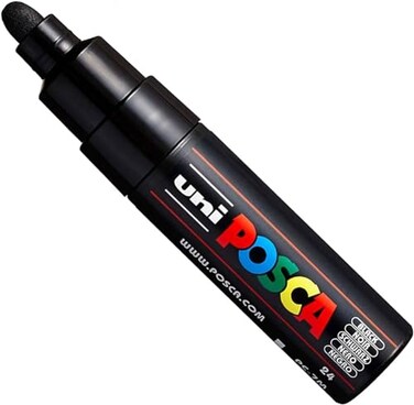 Posca PC7M Paint Marker Art Pens Large Bullet Nib 4555mm 15 Colours New for 2017 Black