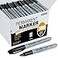 Ezzgol Permanent Markers Bulk 300 Pack Fine Tip Black Permanent Markers Waterproof Markers Premium Smear Proof Pens Quick Drying Office Supplies for School Office Home