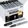 Ezzgol Permanent Markers Bulk 300 Pack Fine Tip Black Permanent Markers Waterproof Markers Premium Smear Proof Pens Quick Drying Office Supplies for School Office Home