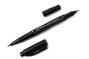 Zebra Technologies Zebra Mackee Care DoubleSided Marker Pen Extra Fine Point Black