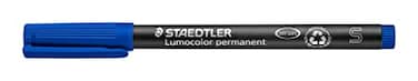 STAEDTLER 3133 Lumocolor Universal Permanent Superfine Pens Blue Pack of 10 3133 VE
