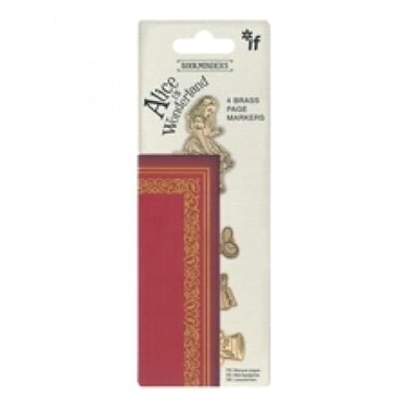 IF Bookminders Brass Page Markers Alice in Wonderland