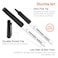 Shuttle Art Permanent Marker 30 Pack Ultra Fine Point Black Permanent Marker set Works on PlasticWoodStoneMetal and Glass for Doodling Marking