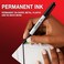 Sharpie Permanent Markers Fine Point for Bold Details BlackBlueRed and Green Ink Colours 4 Marker Pens