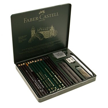 Faber-Castell FaberCastel 19 Piece Pitt Graphite Tin Set
